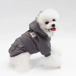 Cap dog coat