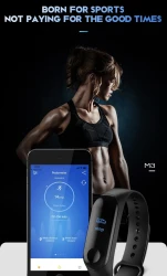 Smart Bracelet Heart Rate, Blood Pressure, and Step Counter