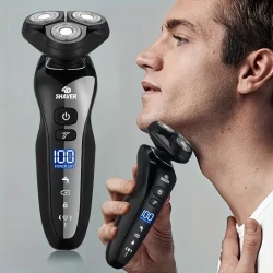 Electric Razor For Men, Dry&Wet Use, 3D Electric Shaver, USB Rechargeable Rotary Shaving Machine, Gifts For Men