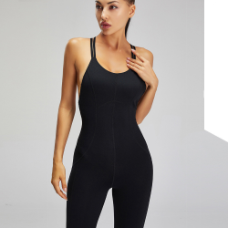 Fitness Sports Suit Women's Slim And Sexy Back Jumpsuit