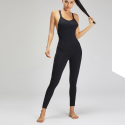 Fitness Sports Suit Women's Slim And Sexy Back Jumpsuit