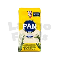 Harina PAN White Corn Flour - (Harina de Maíz Blanco) - 1kg