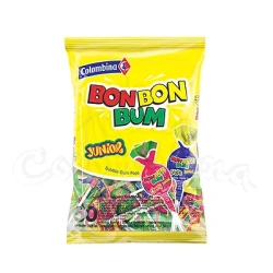 Lollipop mixed flavours (Bon Bon Bum Junior) - 50 units pack - 408g