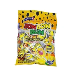 Lollipop Passion Fruit flavour (Bon Bon Bum Maracuya ) - 24 units 400g