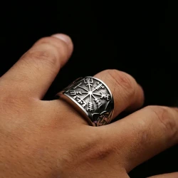 Stainless Men's Titanium Steel Ring Jewelry