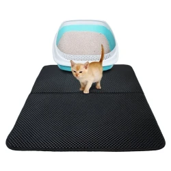 Waterproof Pet Cat Litter Mat EVA Double Layer