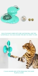 Windmill Cute Rotating Interactive Cat Toy