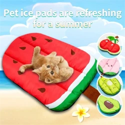 Rug Ice Silk Pet Self Cooling Pad Blanket Summer