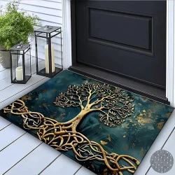 Tree of Life Pattern Welcome Door Mat