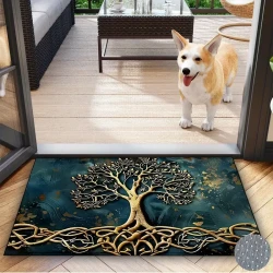 Tree of Life Pattern Welcome Door Mat