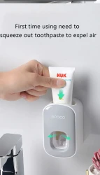 Wall Mounted Automatic Toothpaste Holder