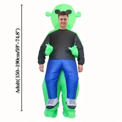 Alien Inflatable Hugger Costume – Battery/USB Powered for Parties & Role-Playing