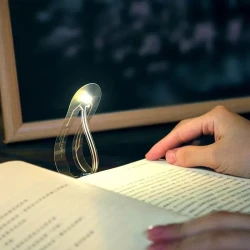 Mini Thin LED Book Light For Reading Bulbs Novelty Card