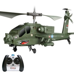 Fighter Anti-Fall Remote Control Helicopter Drone Apache Aircraft Toy