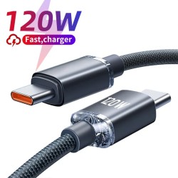 120W USB-C to Type-C Fast Charging Cable - PD Data Cord