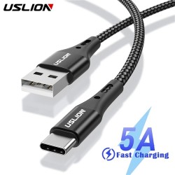 USLION 5A USB Type-C Fast Charging Data Cable