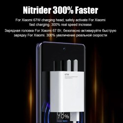 Xiaomi 67W USB Super Fast GaN Charger Power Adapter with 6A Type-C Cable