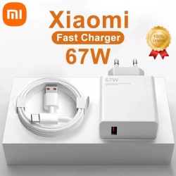 Xiaomi 67W USB Super Fast GaN Charger Power Adapter with 6A Type-C Cable