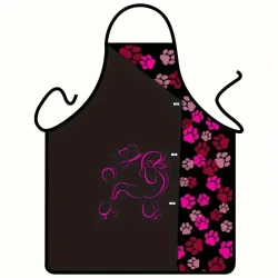 Stylish Men's Paw Print Work Apron