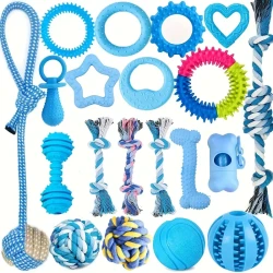 20 Packs Adorable Puppy Chew Toys Bundle