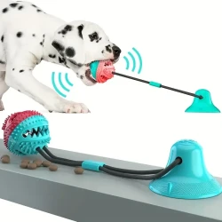 Interactive Dog Puzzle Toy with Suction Cup