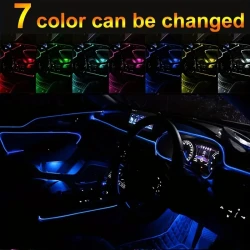 5 Meters RGB Car Interior Lights – USB Control