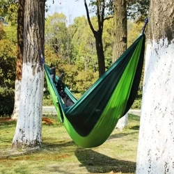 Double Camping Hammock – 2-Person Parachute Nylon Swing