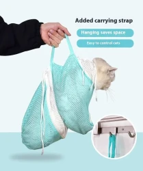 Cat Grooming Bag with Scissors