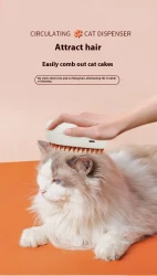 Pets Steam Brush Spray Massage Comb