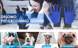 Pet Grooming Glove For Gentle Shedding