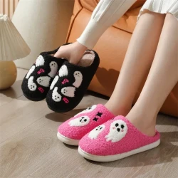 Indoor Non-slip Bedroom Floor Slipper Winter House Shoes