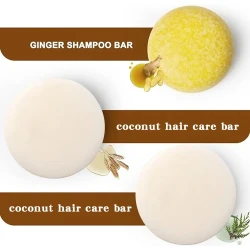 Ginger Shampoo Soap Coconut Hair Care