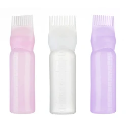 Hair Dye Bottle Comb Tooth Bottle