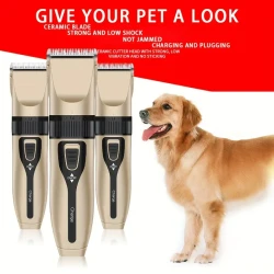 Rechargeable Dog Grooming Clipper Set