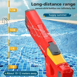 Automatic Electric Water Gun Toys Shark High Pressure Outdoor Summer Beach Toy Kids Adult Water Fight Pool Party Water Toy