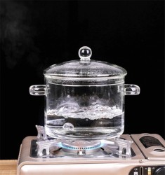 Glass Pot Stove Pot Kitchen