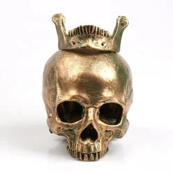 Halloween resin skull