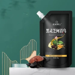 Black Ganoderma Polygonum Hair Root Cleaning Shampoo