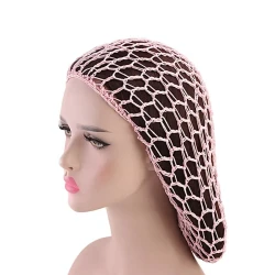 Ladies Hand Crocheted Drooping Hair Net