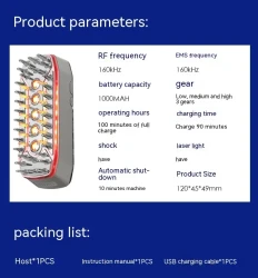 Laser Hair-growing Comb Infrared EMS