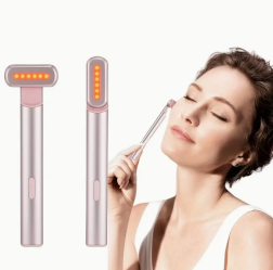 Skin Care Device Facial Massage Device Eye Massage Wand Beauty Equipment LED Eye Massager Pen 4 In 1 Face Massage