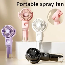 Portable 4-Speed Mist Fan with USB Charging