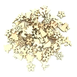 100pcs Christmas decoration wood chips