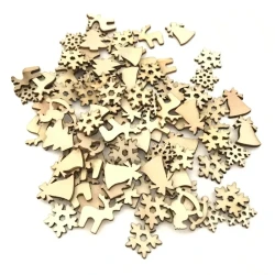 100pcs Christmas decoration wood chips