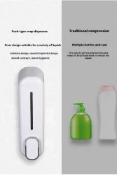 Hotel Shampoo Bath Soap Dispenser Single And Double Head Manual Press