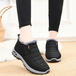 Cozy Winter Boots for Women - Soft, Non-Slip, Thermal Lined, Fluffy Platform Boots with Warm Snow Grip - Perfect for Cold Weather, Outdoor Activities, and Casual Wear