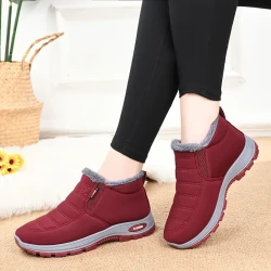 Cozy Winter Boots for Women - Soft, Non-Slip, Thermal Lined, Fluffy Platform Boots with Warm Snow Grip - Perfect for Cold Weather, Outdoor Activities, and Casual Wear