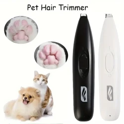 1pc Ultra-Quiet Pet Hair and Nail Trimmer