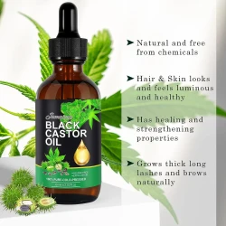 Black Castor Oil Massage Oil Hair