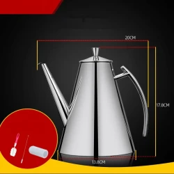 Household stainless steel oil can